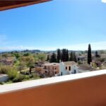Large balcony with distant sea view, perfect for relaxing in Potamos property