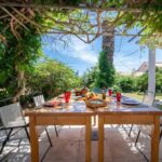 Private garden space surrounding the house, perfect for relaxation or future extensions.