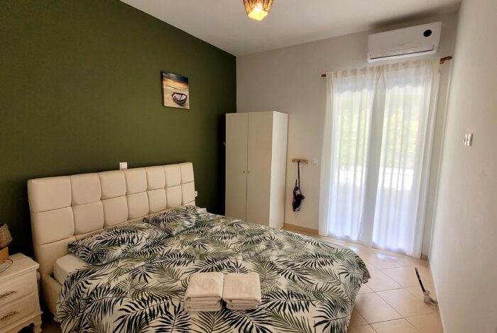 First bedroom in villa for sale in Afionas, North Corfu