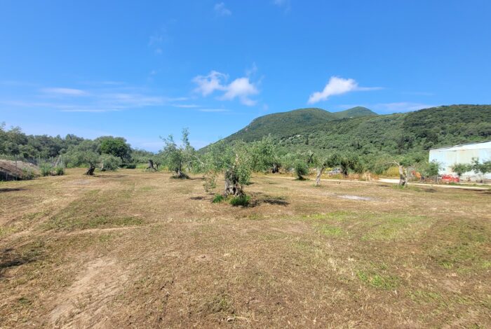 Buildable land with 186 sq.m. construction potential near Moraitika, Corfu