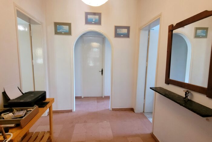 Hallway with access to every room of the house