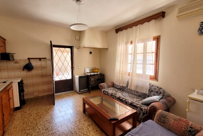 Kitchen area in the main house for sale in Corfu