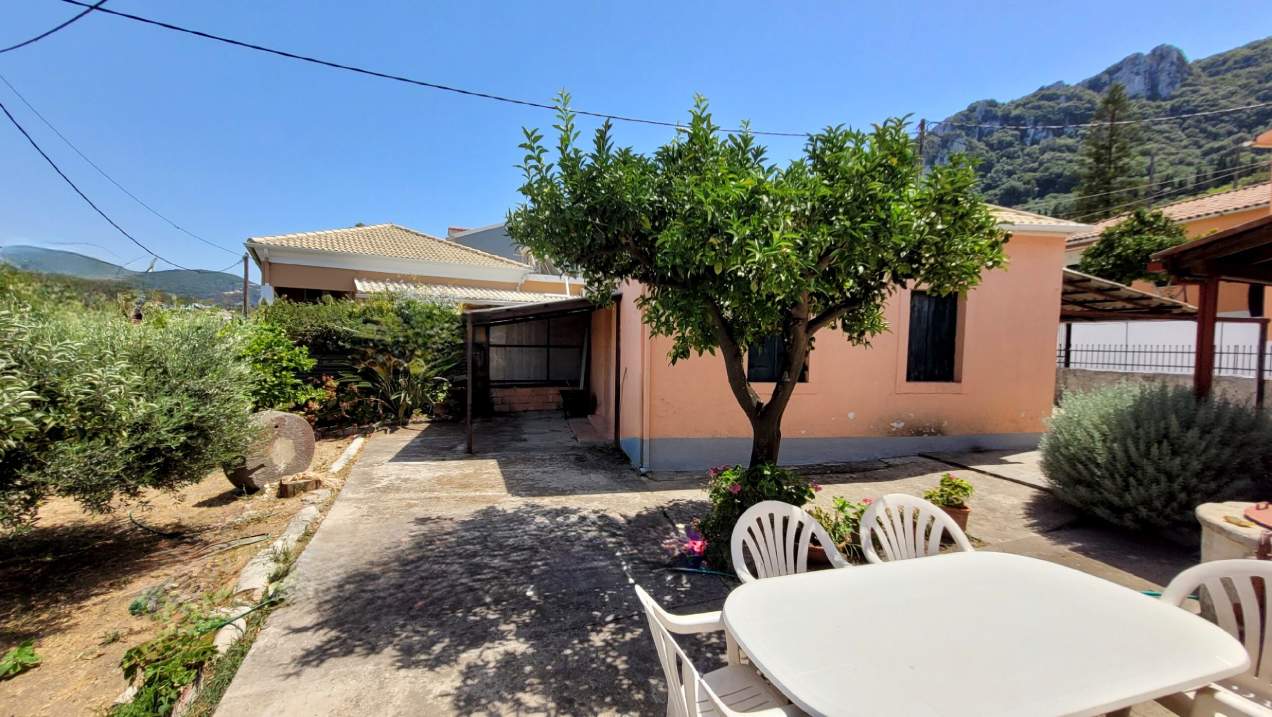 Terrace area ideal for outdoor dining or relaxation