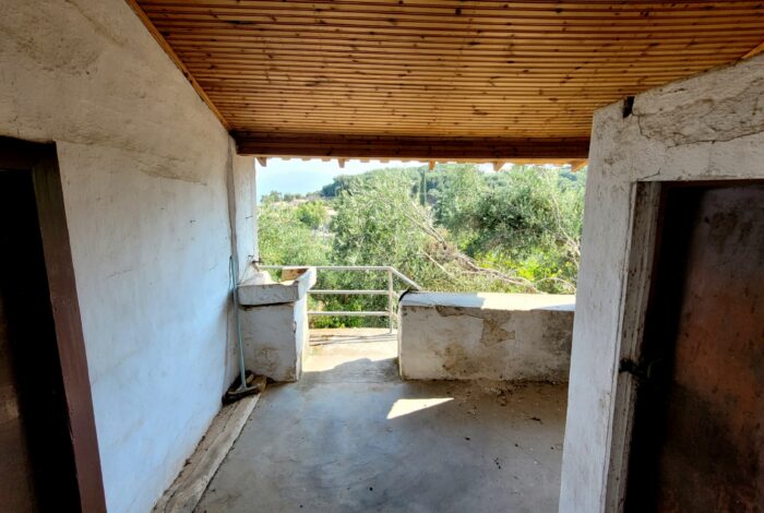 Sea-view terrace ideal for renovation into outdoor living area