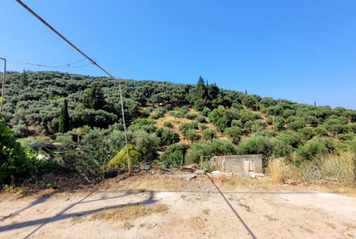 Countryside views from the semi detached house in Agios Martinos, North Corfu
