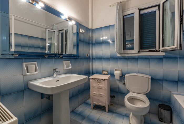 Bathroom in attic needing modernization