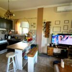 Open plan lounge/kitchen in the 90sq.m. apartment