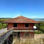 Front view of detached house for sale in Perama, Corfu
