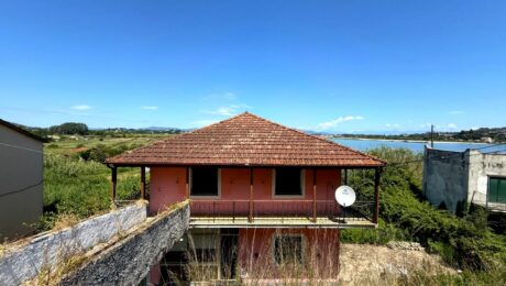 Front view of detached house for sale in Perama, Corfu