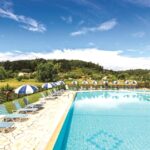 Large swimming pool with sun terrace at Sidari apartment complex