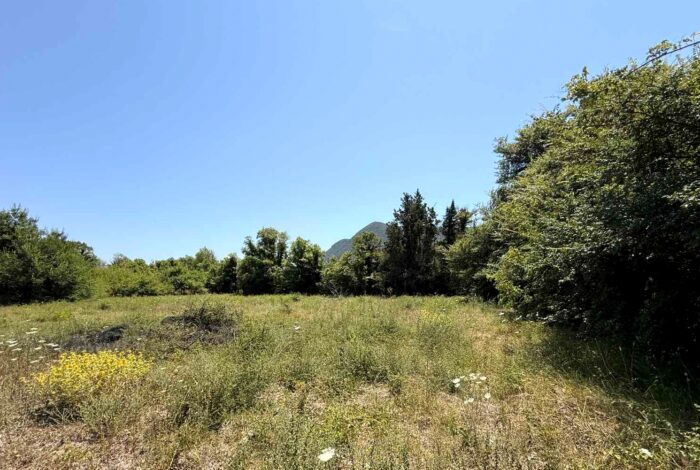 Flat 10,000 sq.m. plot for sale in Giannades, Central Corfu, with open countryside views