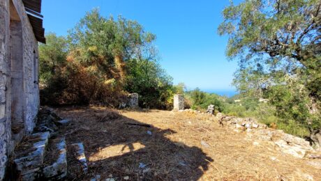 Paxos property for sale with house, plot, and sea views