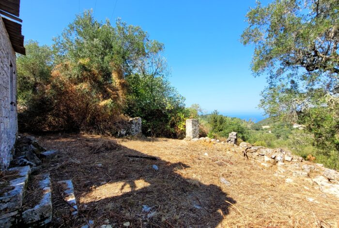 Paxos property for sale with house, plot, and sea views