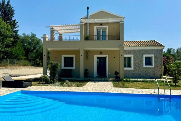 Furnished two-storey house for sale in Poulades Corfu