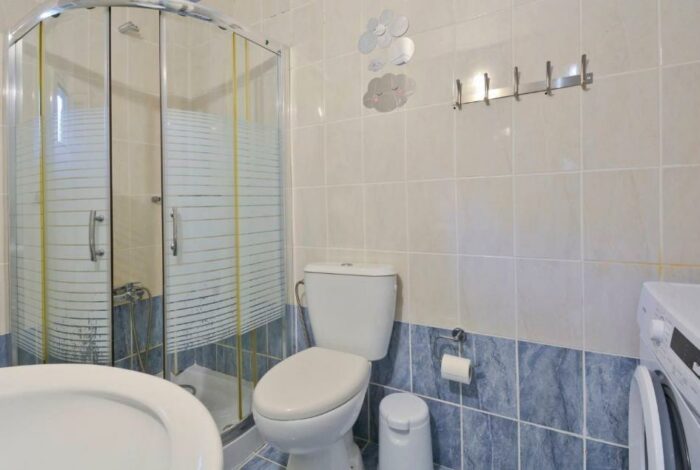 Renovated bathroom in Gouvia Corfu property