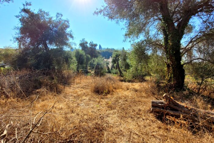 Sidari Corfu real estate plot 1105 sqm with building potential