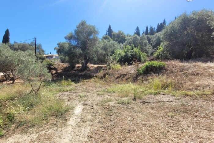 Chlomos Corfu land with electricity and water supplies nearby