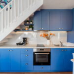 Fully fitted kitchen in renovated Gouvia apartment Corfu