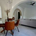 Stylish Corfu apartment living space ideal for short-term rental