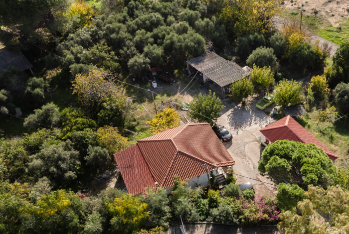 Peloponnese beachfront plot with sandy beach access and open horizon views