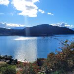 Panoramic view of the Alkyonides islands from the property