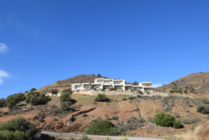 View of large coastal estate between Agios Nikolaos and Alyki