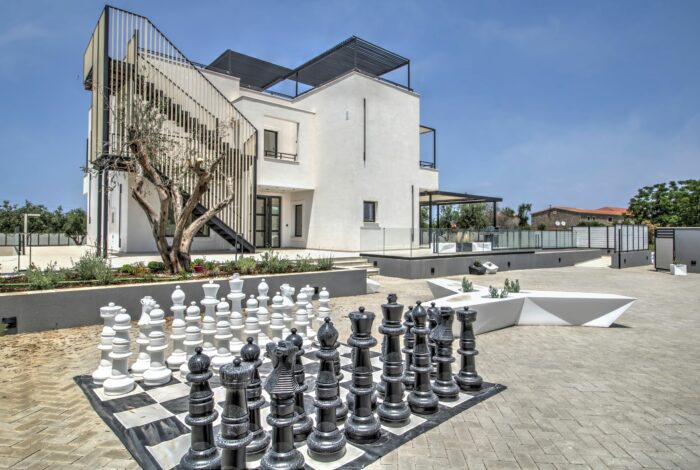 Modern sea-view villa with infinity pool and landscaped garden in North Corfu