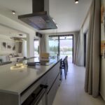 Kitchen with access to the terrace and outside sitting area