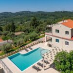 Luxury villa with sea view in Agios Markos Corfu exterior view
