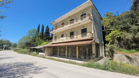 Apartment complex for renovation in Moraitika Corfu exterior view