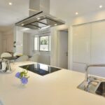 Fully equipped modern kitchen with appliances
