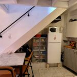 Kitchen area inside Pentati Corfu semi-detached house
