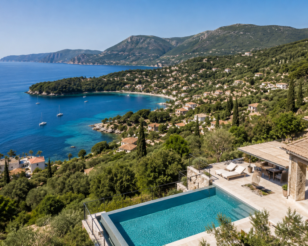 Seaview villa in North East Corfu