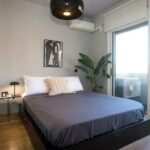 Stylish bedroom in fully furnished Corfu maisonette