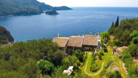Renovated apartments for sale in Paleokastritsa with panoramic Ionian Sea views