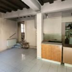 Ground floor open plan space with storage area