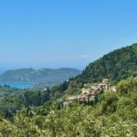 Sea view from the terrace of the detached house in Agros