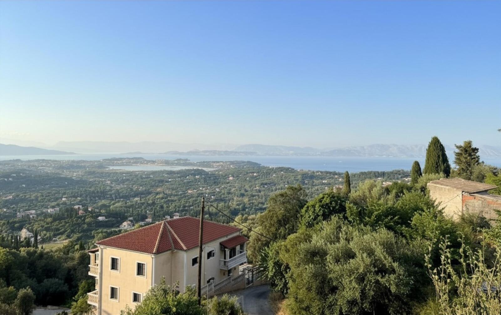 Building plot with unobstructed sea views in Agioi Deka Corfu
