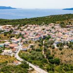 Aerial photo of Katomeri, Meganisi