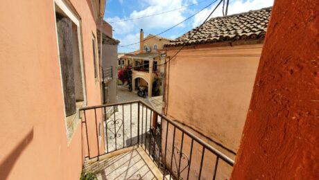 Small balcony overlooking Chlomos village