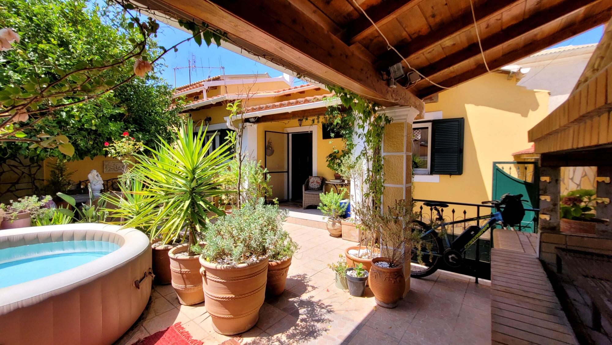 Fully renovated semi-detached house for sale in Prinilas Corfu