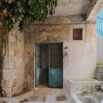 Traditional Corfiot architecture in historic house located in North Corfu