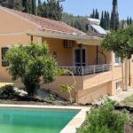 Three bedroom villa with natural swimming pool in Avliotes Corfu