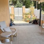 Front patio of villa with panoramic countryside views in Corfu