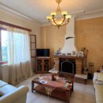 Living room with fireplace in Drosato house