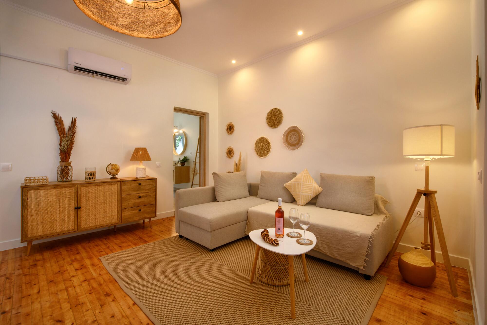 Living area of maisonette for sale in Liapades Corfu