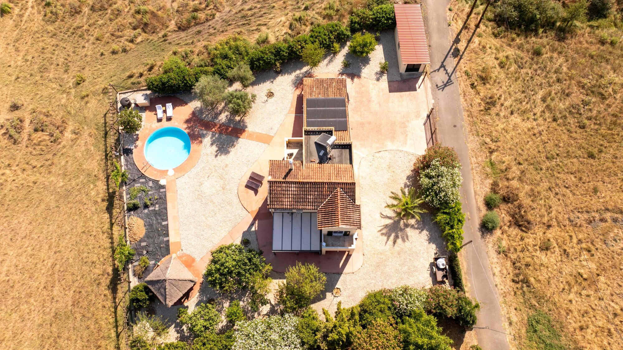 Family home with pool and landscaped gardens in Giannades Corfu