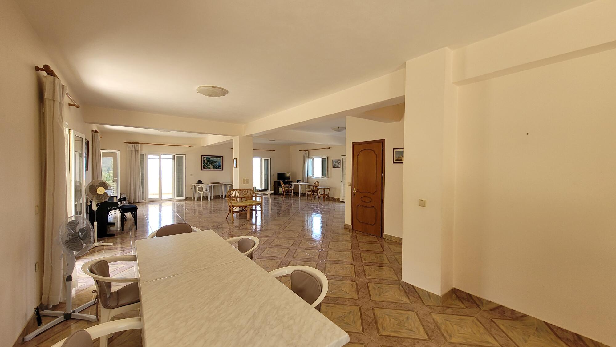 Ground floor open plan lounge kitchen on the ground floor