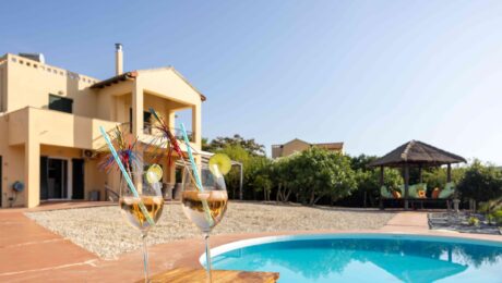 Private villa with swimming pool in the peaceful village of Giannades Corfu