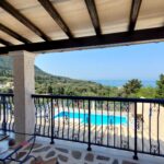 Sea view balcony in Paramonas villa